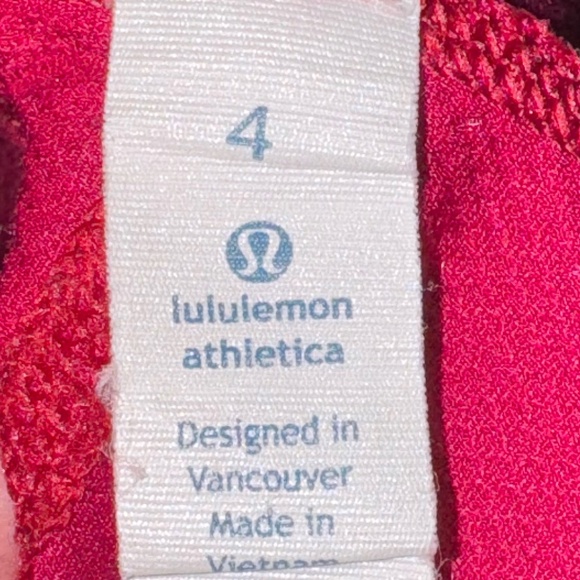 Lululemon Tank Top Deep Pink Like New - Picture 3 of 4